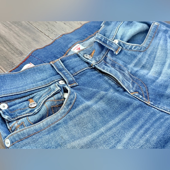 Men’s True Religion Rocco Relaxed Skinny Jeans – Size 30 – Blue Wash - Picture 2 of 7